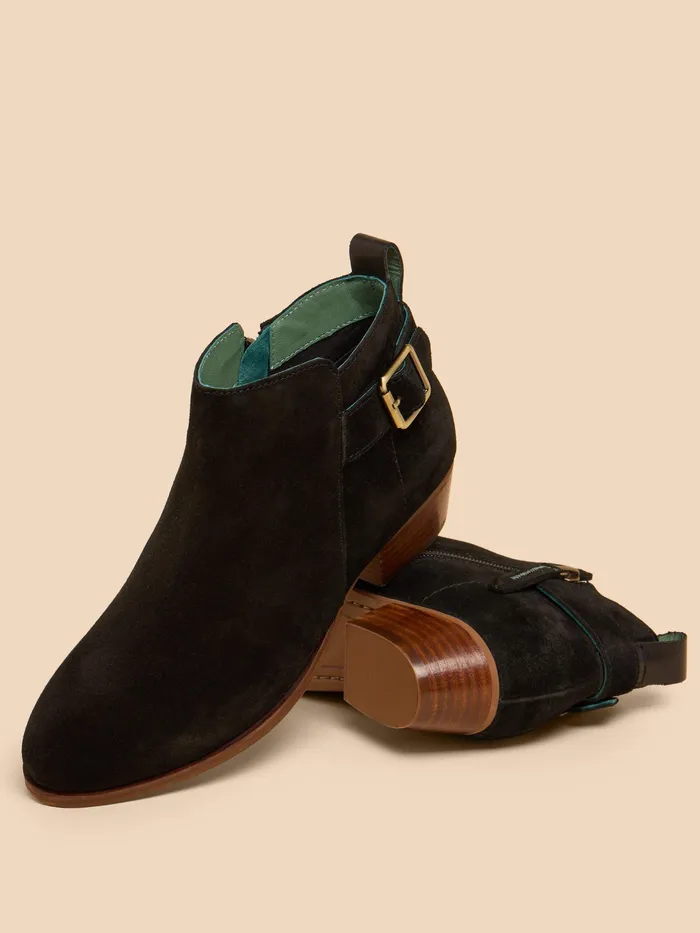 Women White Stuff Footwear Willow Suede Buckle Ankle Boot Women White Stuff Footwear Willow Suede Buckle Ankle Boot