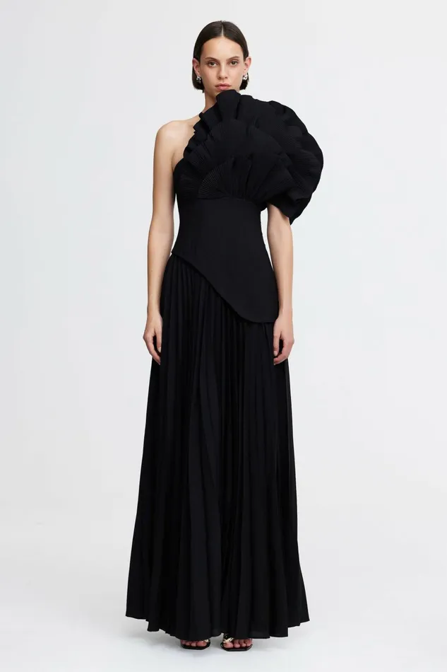 Women WHITTINGTON GOWN Black Acler Maxi Dresses