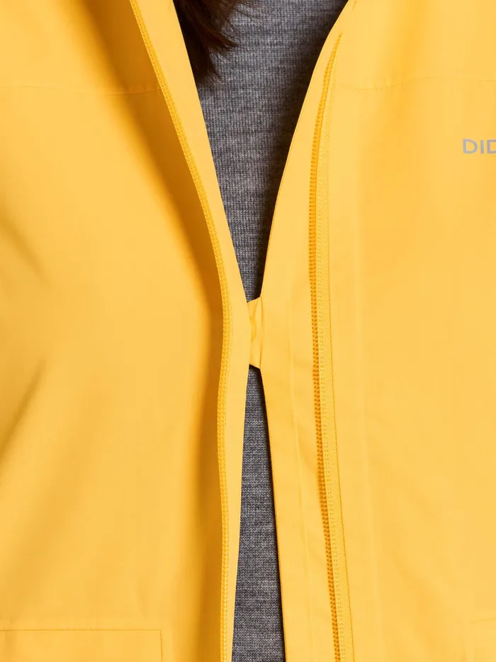 Women Wide Jacket Warm Yellow Didriksons Spring Jackets