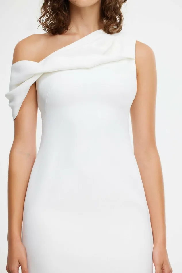Women WILLIAMSTON MIDI DRESS Ivory Acler Bridal Gowns