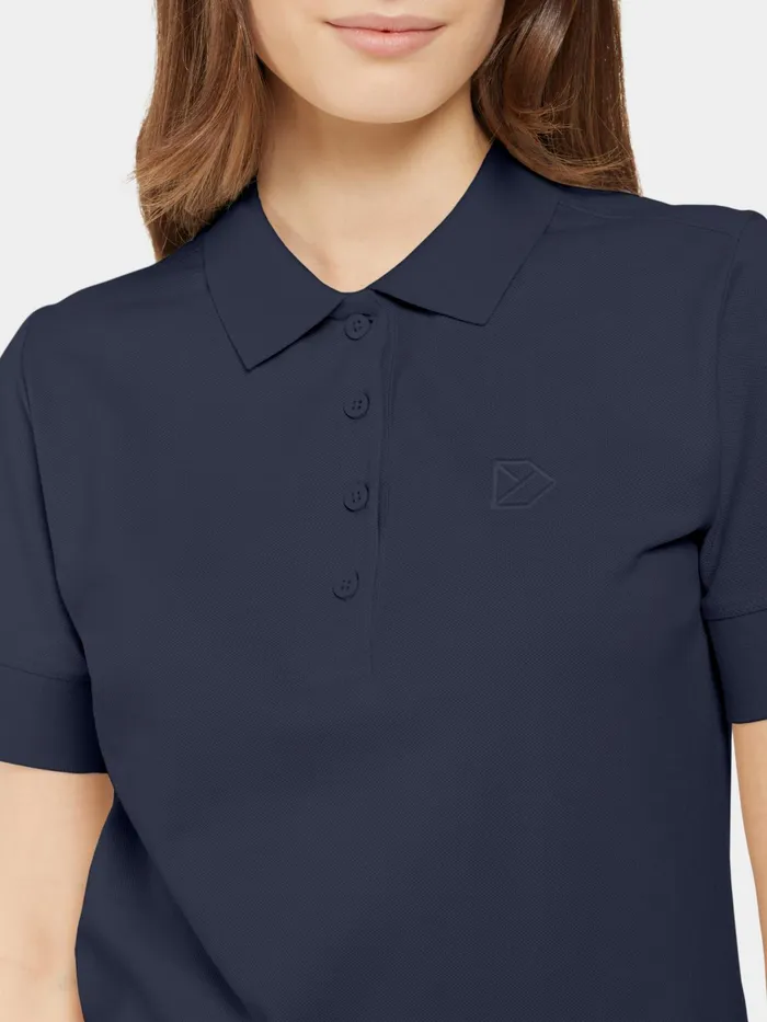 Women Wivi Polo Dark Night Blue Didriksons TShirts