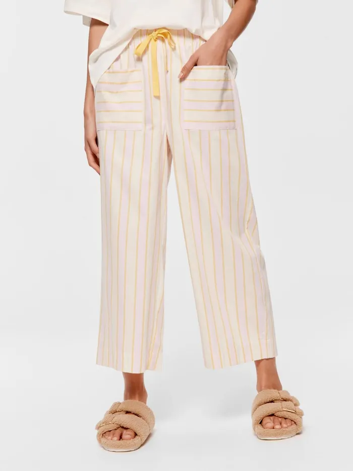 Women Yellow Stripe 34 Pj Pant Multi Peter Alexander Pants
