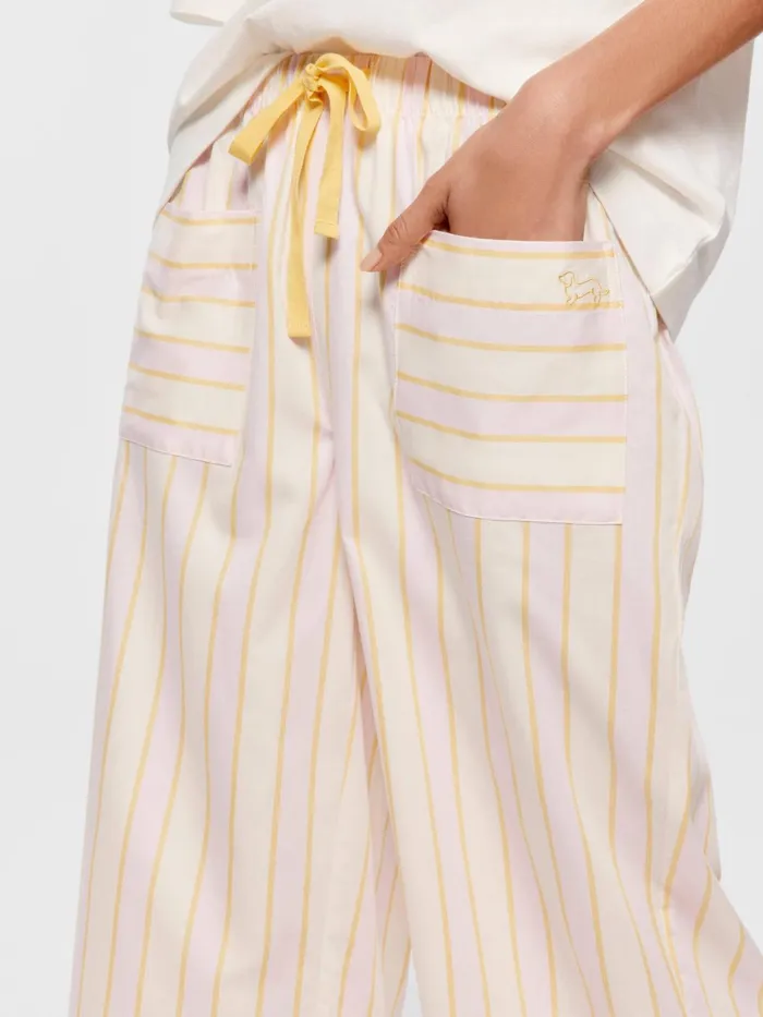 Women Yellow Stripe 34 Pj Pant Multi Peter Alexander Pants