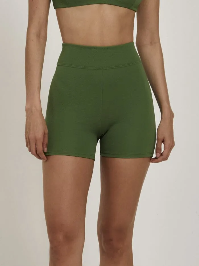 Womens Adira Bike Short Kiwi Green Thrills Shorts
