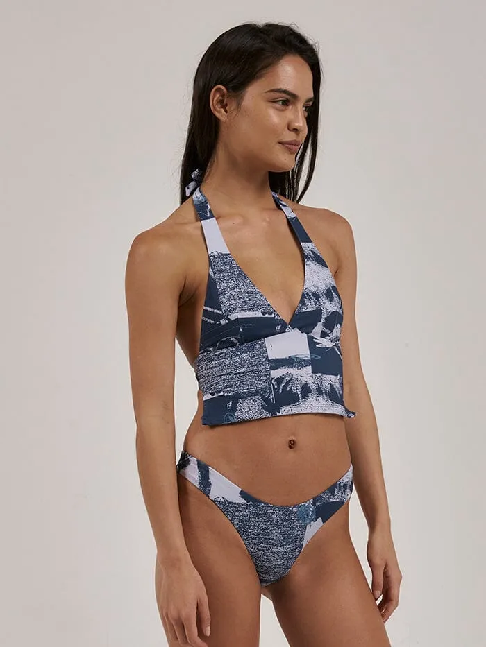 Womens Alchemy Classic Bikini Bottom New Teal Thrills Swim