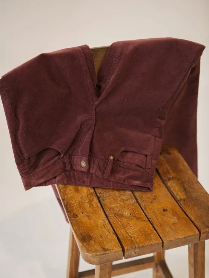 Womens Alyssa Cord Pant Ruby Wine Thrills Pants
