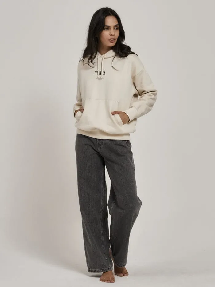 Womens As You Are Fleece Hood Unbleached Thrills Sweaters and Fleece