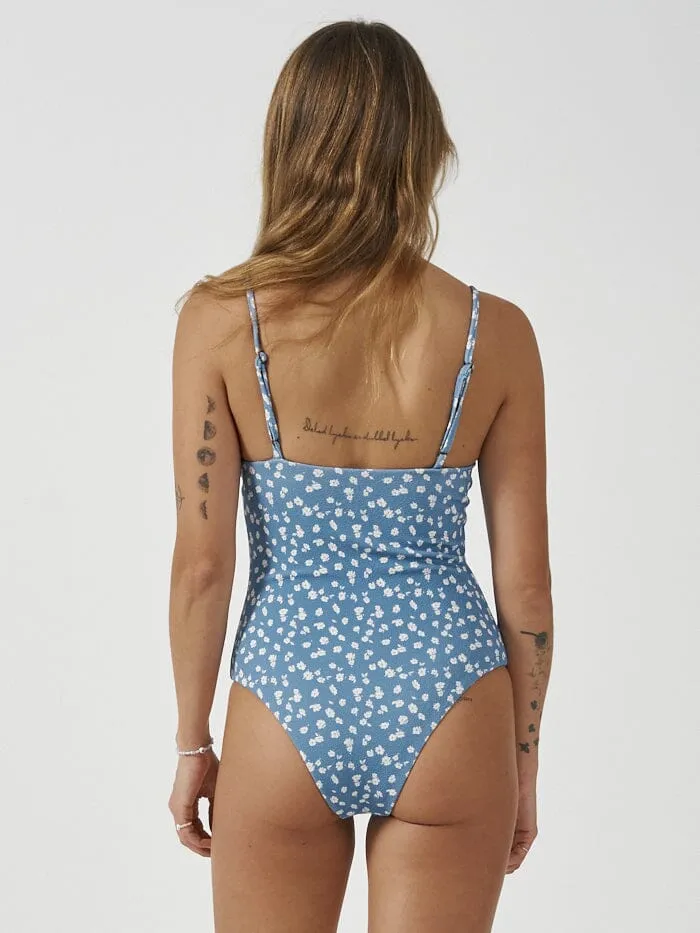 Womens Aster Underwire One Piece Powder Blue Thrills Swim