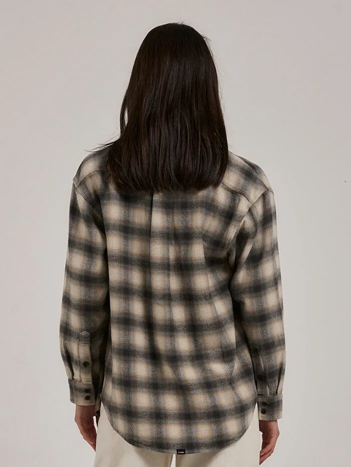 Womens Barrio Overshirt Tarmac Thrills Tops and Tees