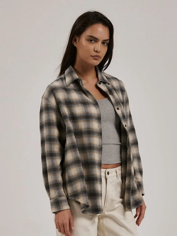 Womens Barrio Overshirt Tarmac Thrills Tops and Tees