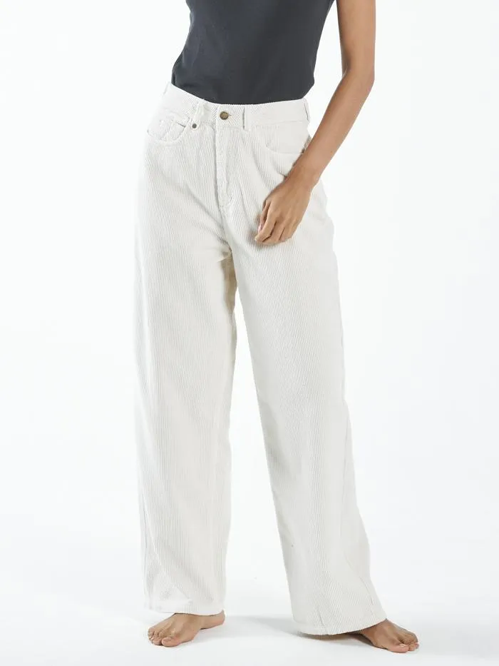 Womens Billie Cord Pant Heritage White Thrills Pants