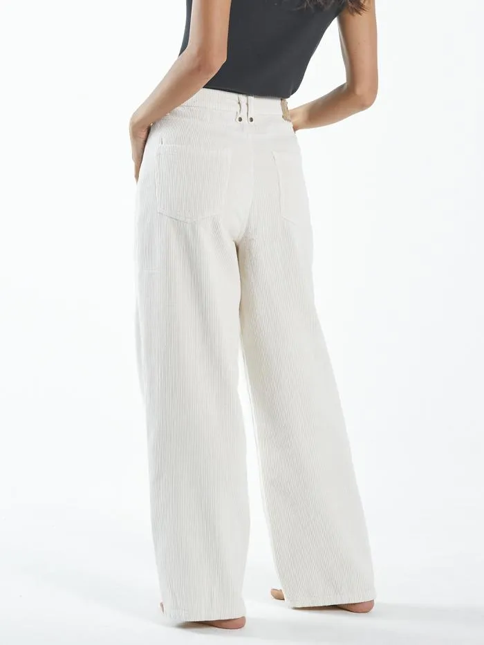 Womens Billie Cord Pant Heritage White Thrills Pants