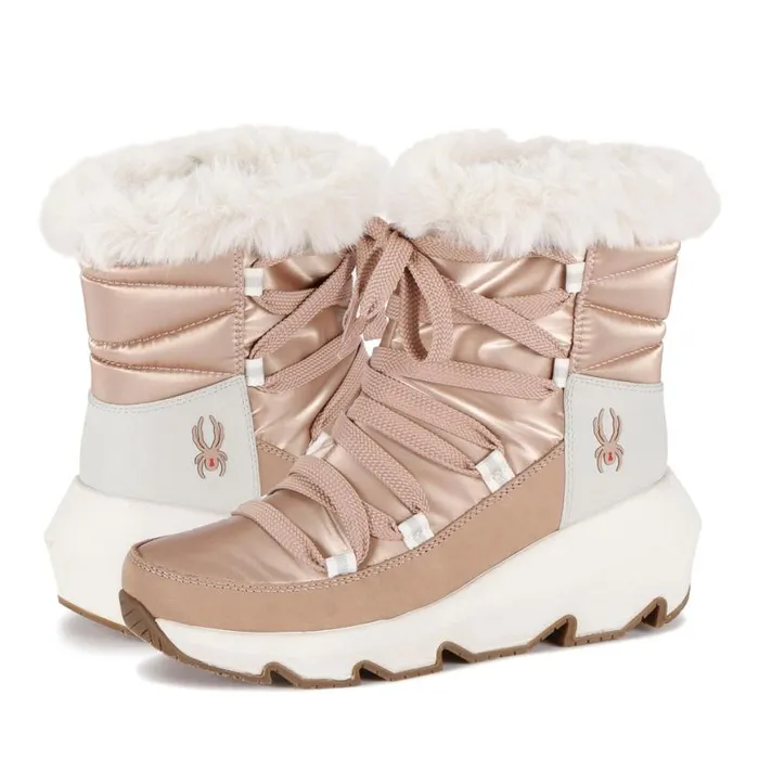 Womens Camden Blush Metallic Spyder Boots