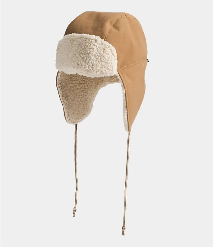 Womens Canvas Trapper Utility Brown The North Face Beanies and Scarves