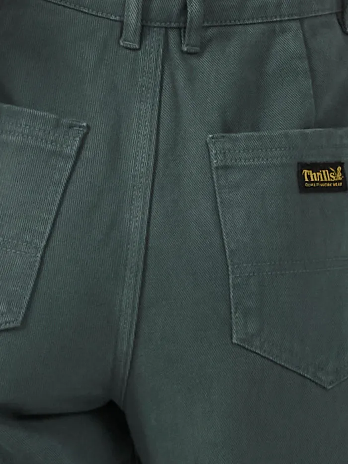 Womens Carpenter Full Length Pant Mallard Green Thrills Pants