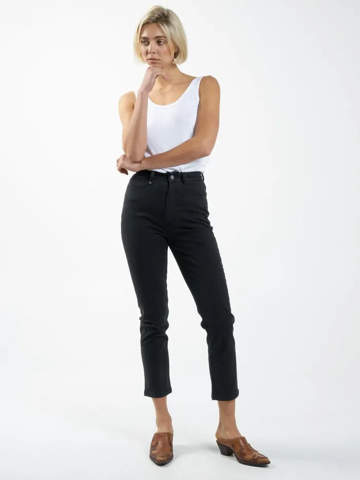 Womens Casey Jean Dusk Black Thrills Denim