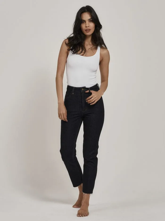Womens Casey Slim Jean Raw Indigo Thrills Denim