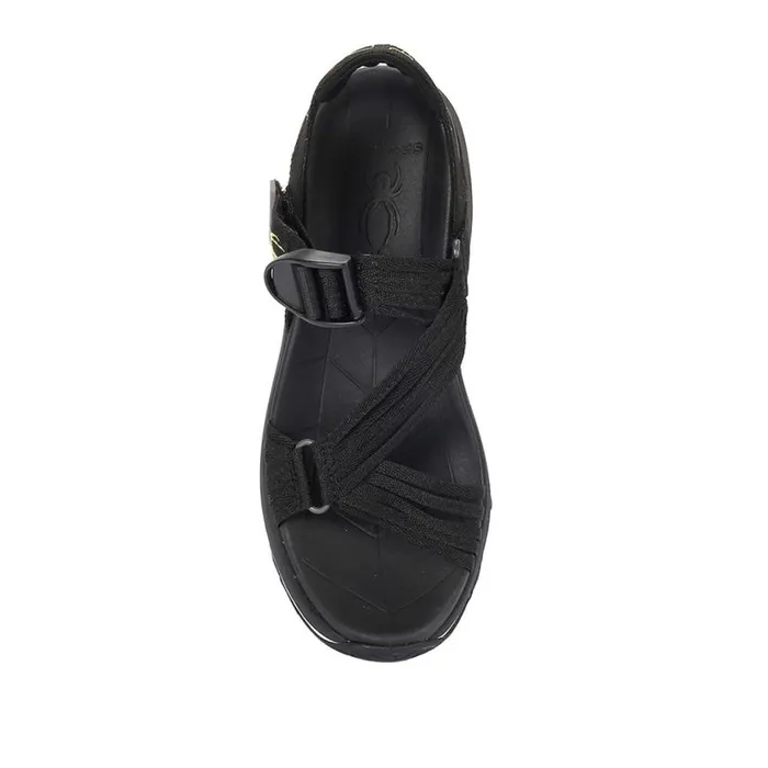Womens Chersky Black Spyder Sandals