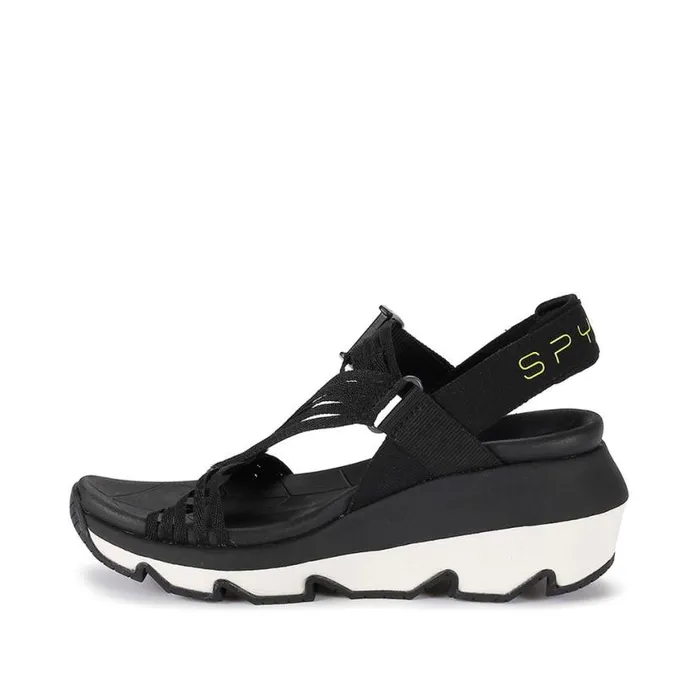 Womens Chersky Black Spyder Sandals