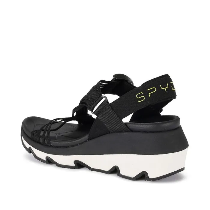 Womens Chersky Black Spyder Sandals