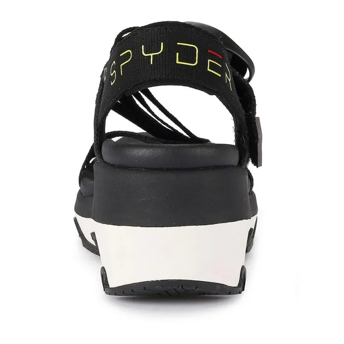 Womens Chersky Black Spyder Sandals