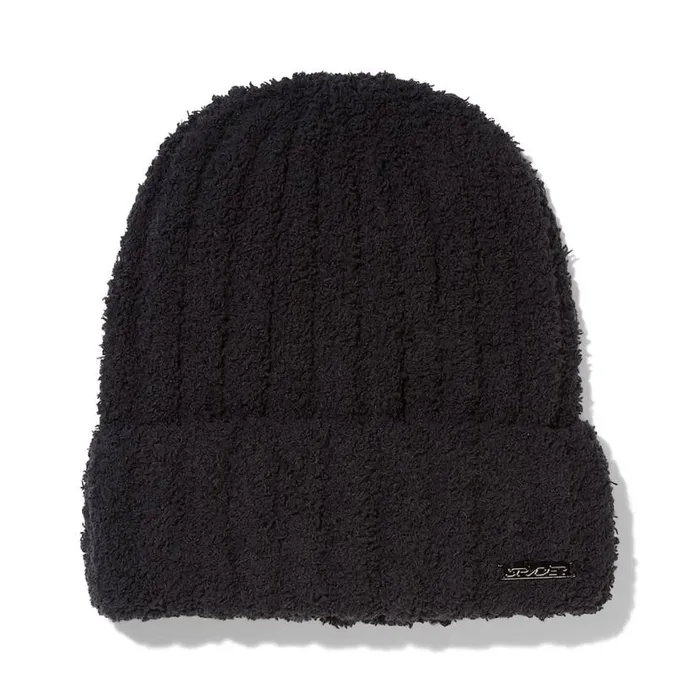 Womens Cloud Beanie Black Spyder Hats