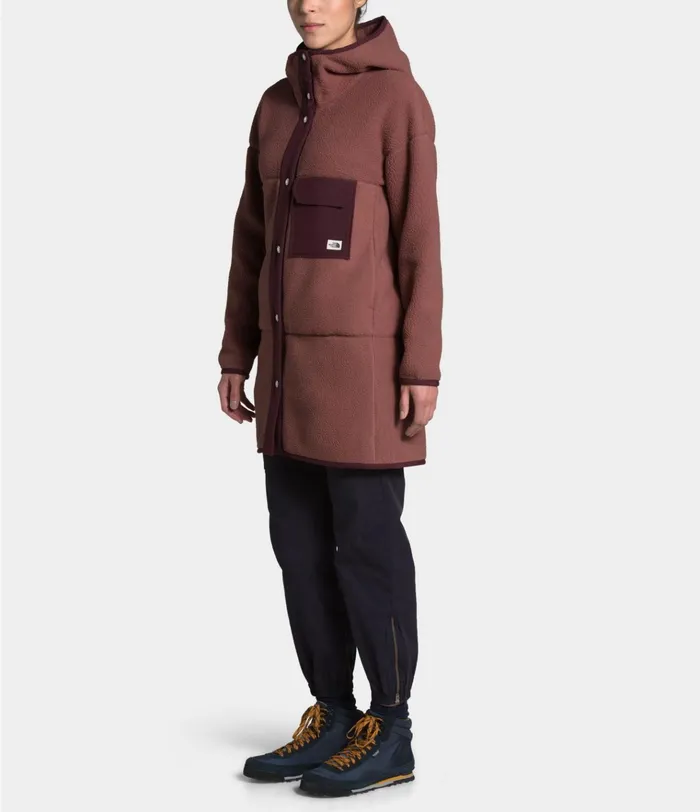 Womens Cragmont Fleece Coat Marron Purpleroot Brown The North Face Fleece