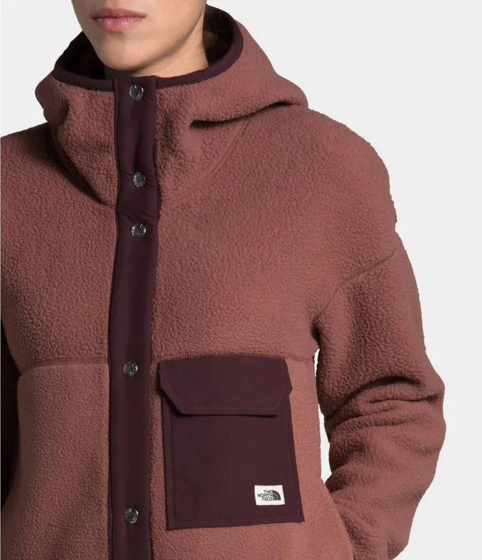 Womens Cragmont Fleece Coat Marron Purpleroot Brown The North Face Fleece
