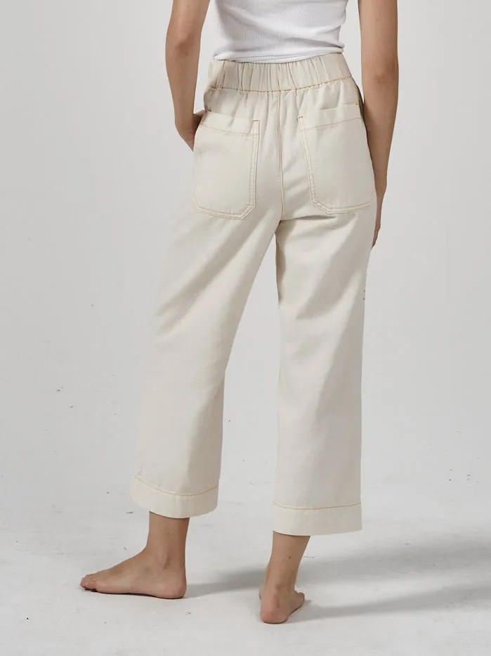 Womens Ease Utility Pant Heritage White Citrus Thrills Pants