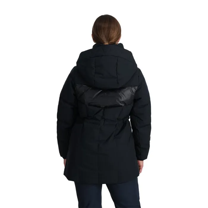 Womens Eastwood Long Black Spyder Down