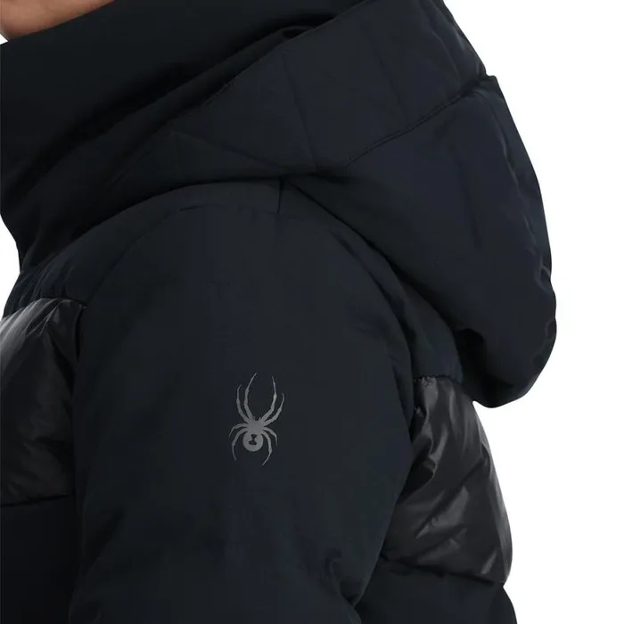 Womens Eastwood Long Black Spyder Down