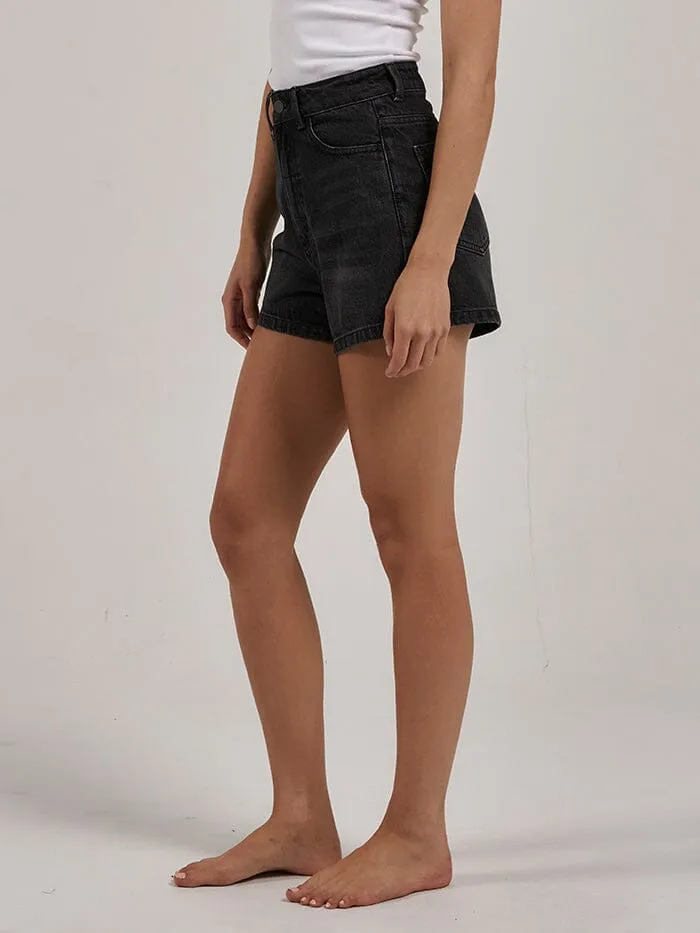 Womens Erica Short Smoke Black Thrills Denim Shorts