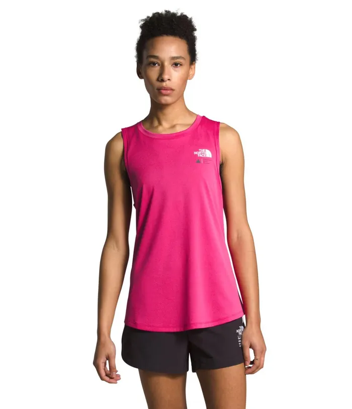 Womens Glacier Tank Mr Pink The North Face Active Tops