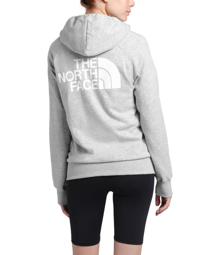 Womens Half Dome Full Zip Hoodie Tnf Light Grey Heather The North Face Hoodies and Sweatshirts