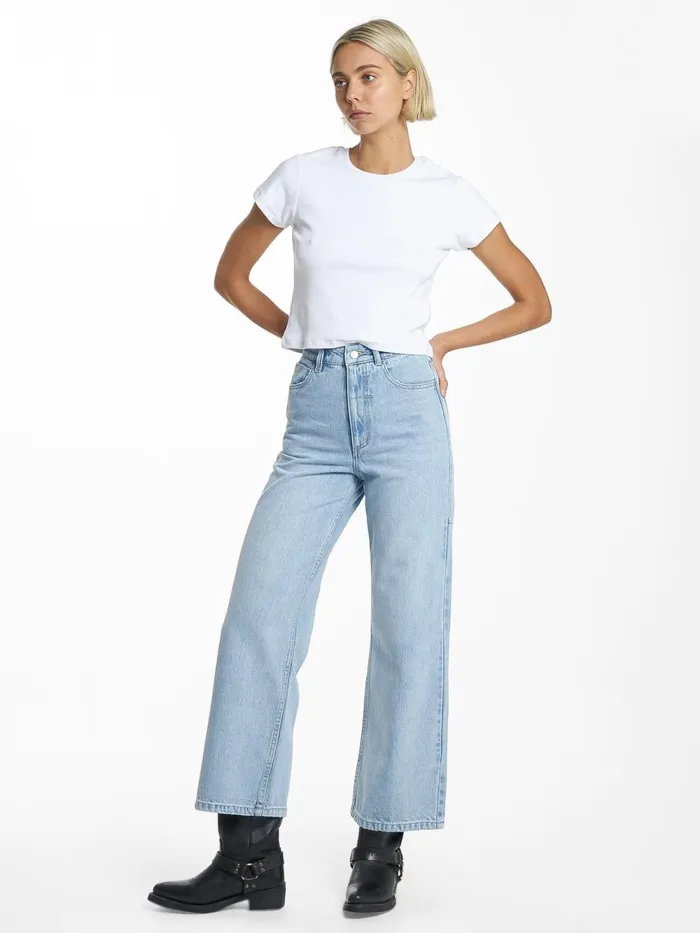 Womens Holly Jean Ash Blue Thrills High Waisted Jeans