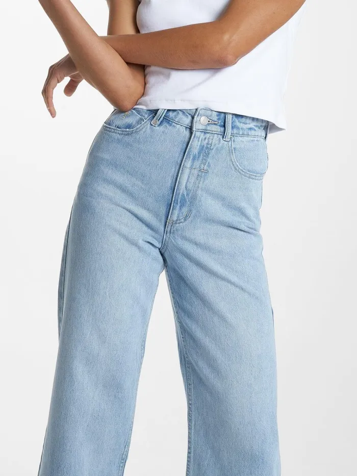 Womens Holly Jean Ash Blue Thrills High Waisted Jeans