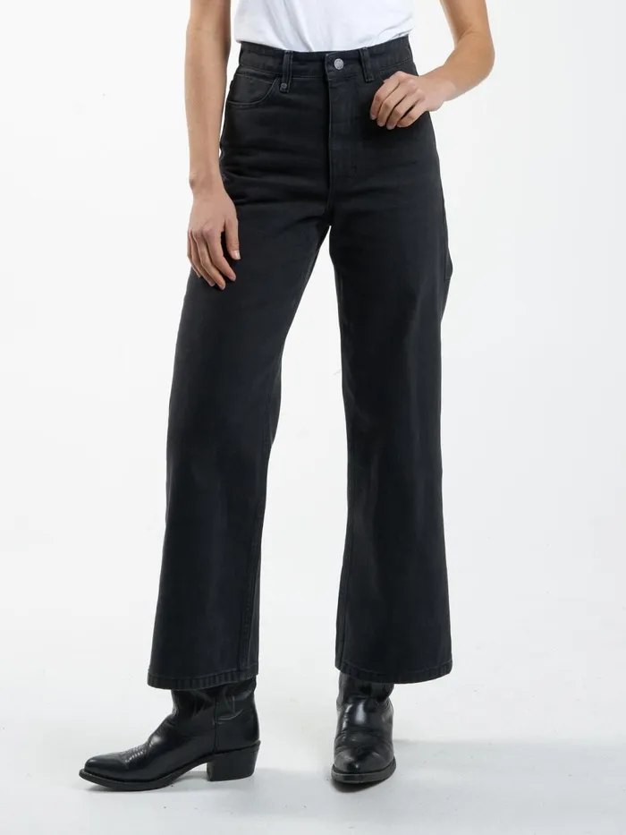 Womens Holly Jean Dusk Black Thrills High Waisted Jeans