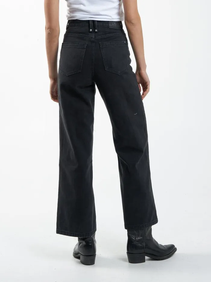 Womens Holly Jean Dusk Black Thrills High Waisted Jeans