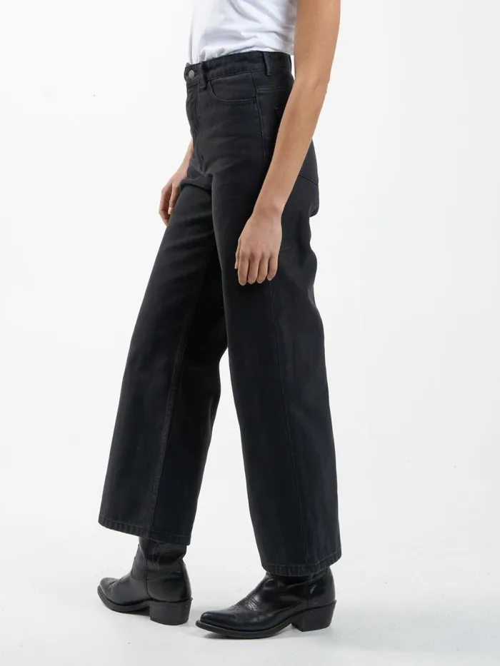 Womens Holly Jean Dusk Black Thrills High Waisted Jeans
