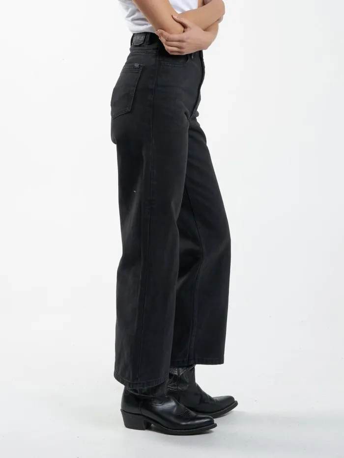 Womens Holly Jean Dusk Black Thrills High Waisted Jeans