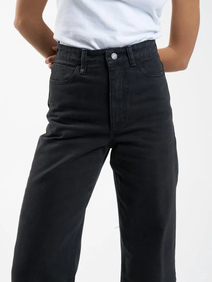 Womens Holly Jean Dusk Black Thrills High Waisted Jeans