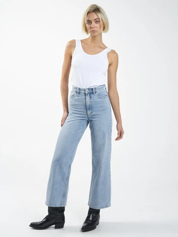 Womens Holly Jean Endless Blue Thrills High Waisted Jeans