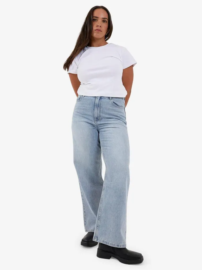 Womens Holly Jean Endless Blue Thrills High Waisted Jeans