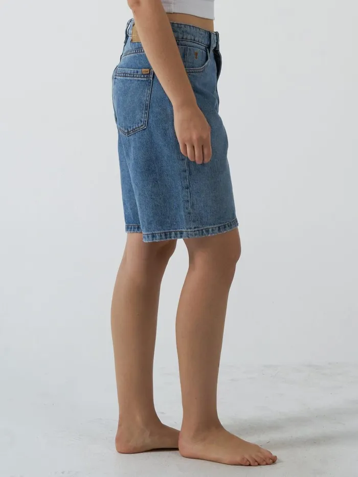 Womens Jordan Short Weathered Blue Thrills Denim Shorts