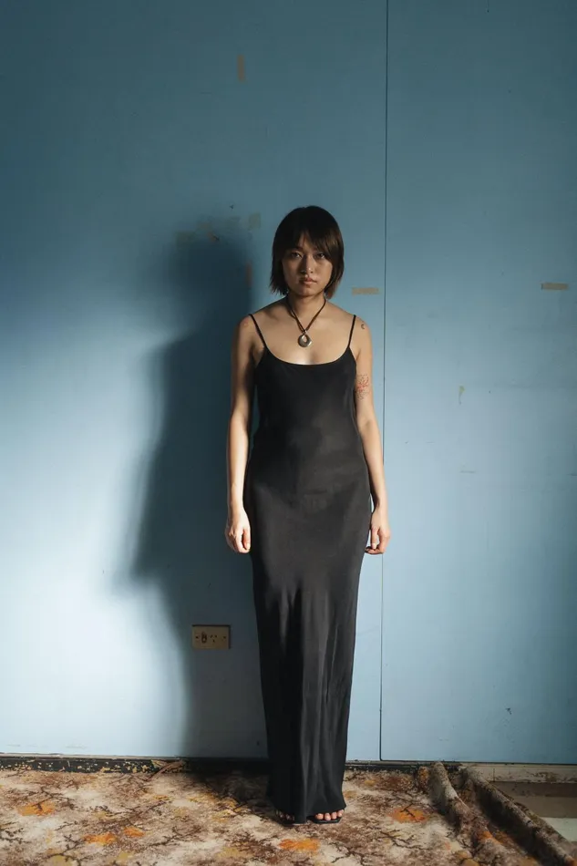 Womens Naomi Slip Dress Antique Black Thrills Dresses