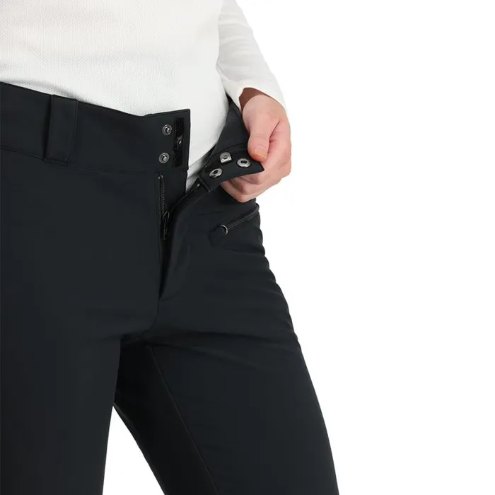 Womens Painted On Softshell Pants Black Spyder Shell