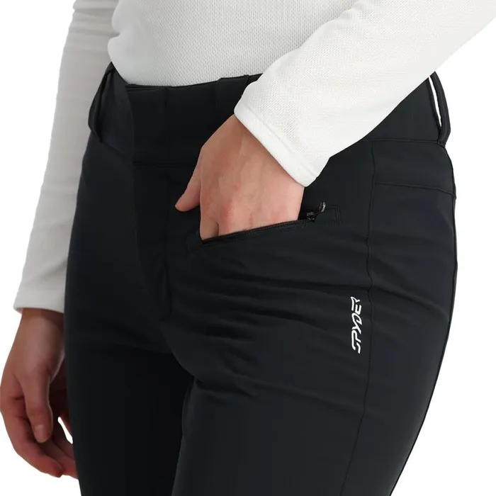 Womens Painted On Softshell Pants Black Spyder Shell
