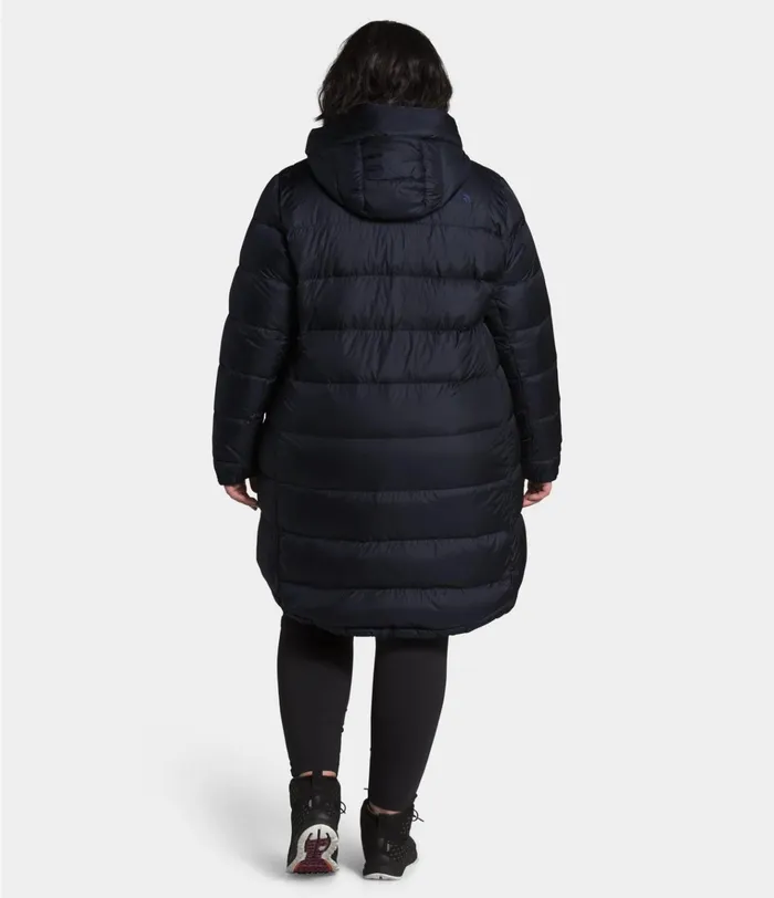 Womens Plus Metropolis Parka III Aviator Navy The North Face Insulated and Down Jackets