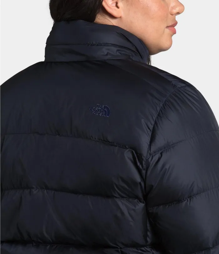 Womens Plus Metropolis Parka III Aviator Navy The North Face Insulated and Down Jackets