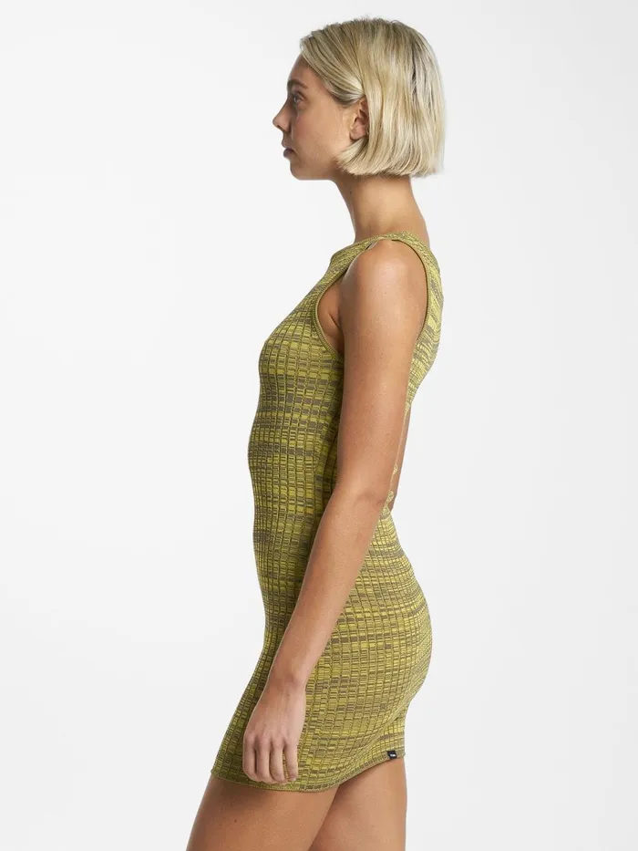 Womens Reaction Knit Mini Dress Antique Moss Thrills Dresses